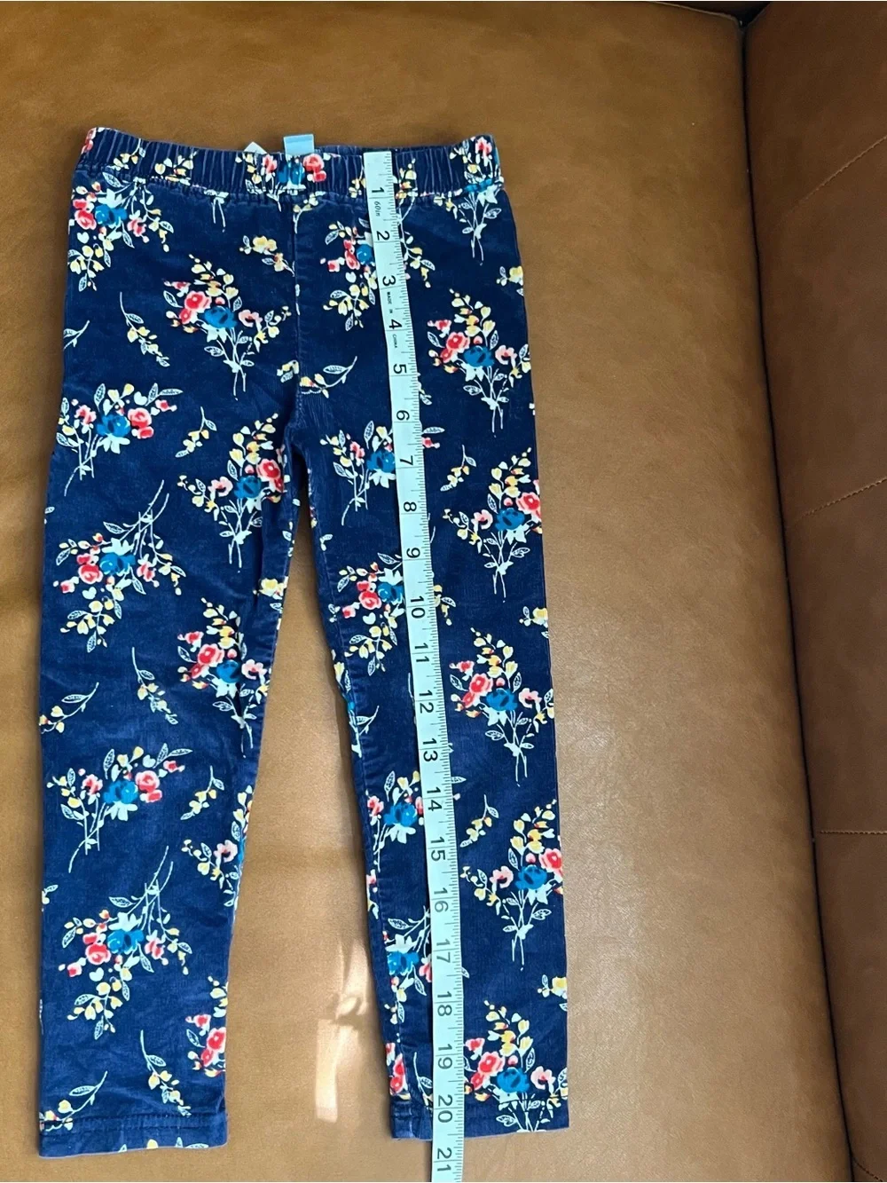 Baby Gap Toddler Girls Sz 3Y Navy Floral Print Pants Bottoms